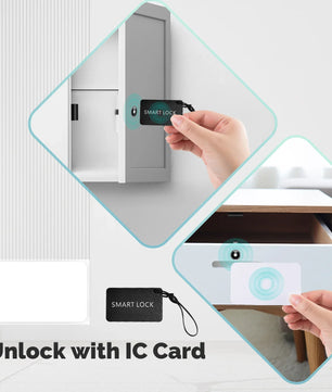 MOES Bluetooth Smart Cabinet Drawer Lock with App Remote Control