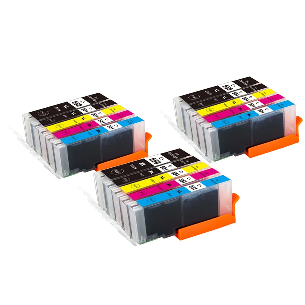 PGI550XL CLI551XL Ink Cartridge Compatible For Canon PIXMA MG5450