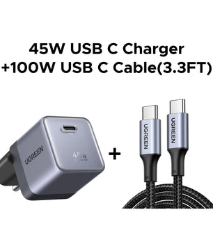 Ugreen 45W GaN Desktop Fast Charger For iPhone and Samsung