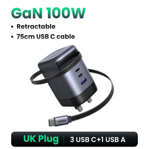 Ugreen 100W Alloy USB Type-C Charge For Laptop MacBook Pro
