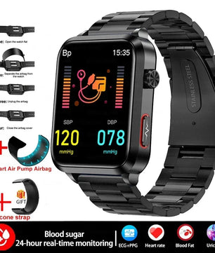 Silica Gel ECG Precise Detection Health Bluetooth Smart Watch