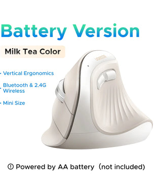 Ugreen Vertical Wireless Small Size Bluetooth 5.0 2.4G Mouse