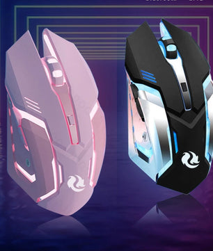 1600 DPI 2.4G USB Bluetooth Support Wireless Rechargeable Mouse