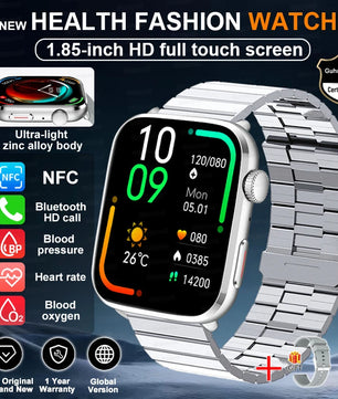Rubber Waterproof Android Square Shaped Amoled Screen Smartwatch