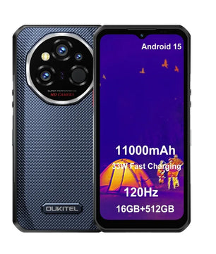 11000mAh WP55 Ultra 5G Rugged Water Drop Screen Smartphone