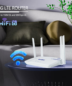 300Mbps 2.4GHz Fixed Antenna LTE Router With SIM Card Slot