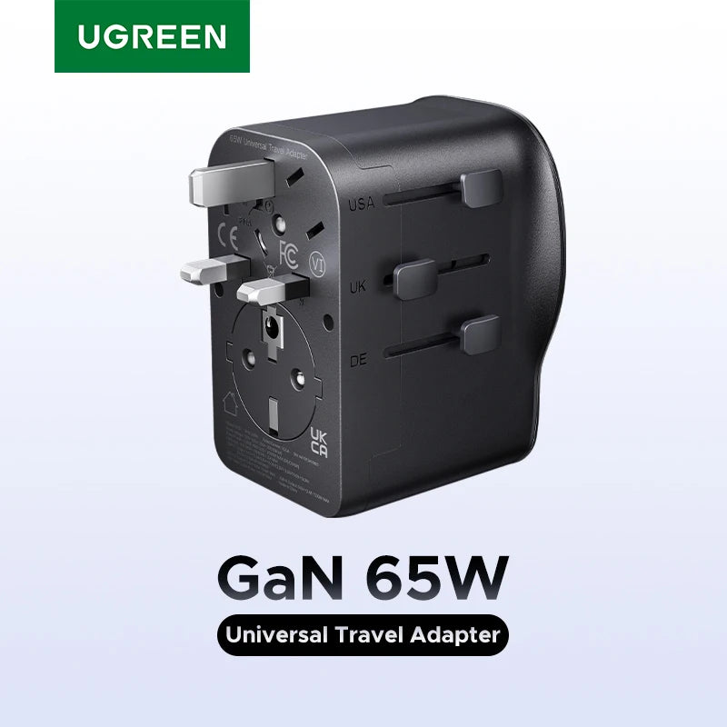 Ugreen 65W Alloy 3A Universal USB Type-C Fast Charger