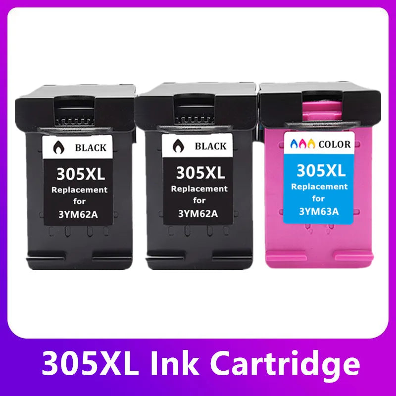 305XL Ink Cartridge Compatible For HP DeskJet Printer 2700 2710