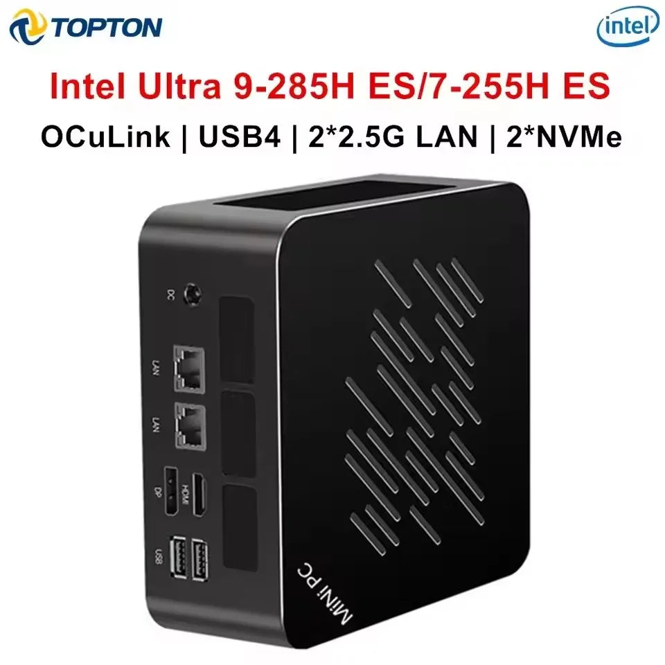 Topton Intel Intel Ultra 9 285H ES 7 255H ES 5 235 Mini Gamer PC