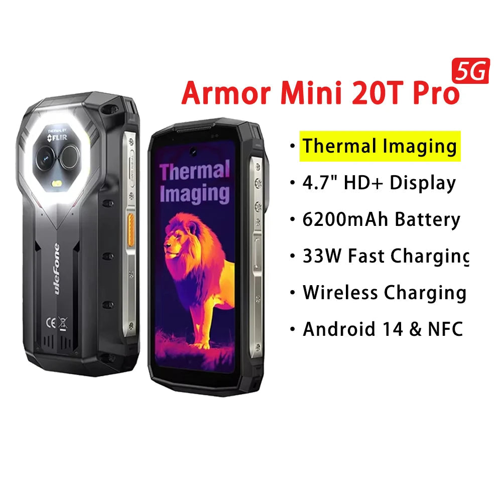 Armor Mini 20T Pro 5G Rugged Android Fast Charging Smartphone