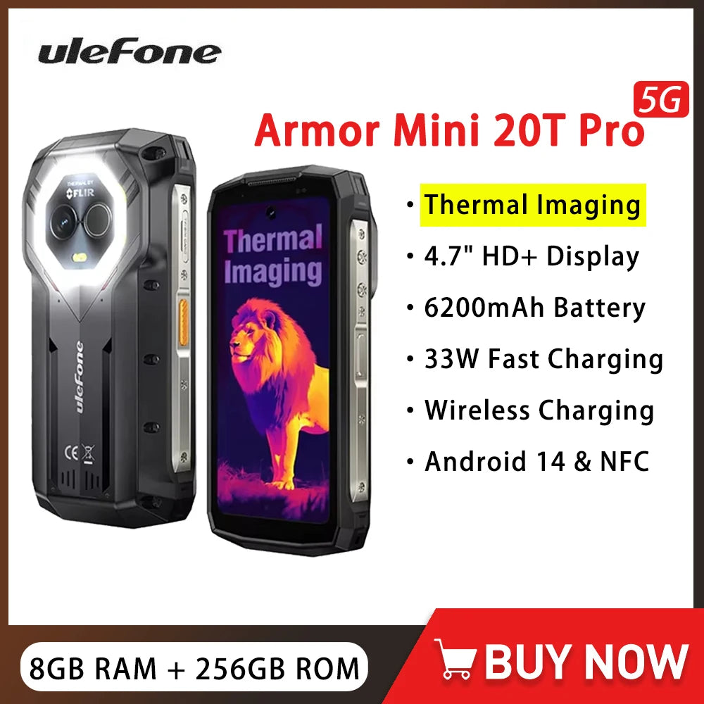 Rubber Rugged 6200mAh 8GB RAM 256GB ROM 4.7 Inches Smart Phone