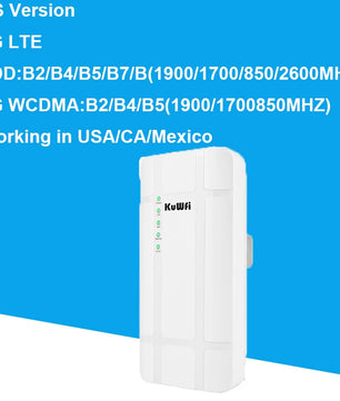 300Mbps WIFI Router Waterproof 4G Sim Adapter CAT4 for IP Camera