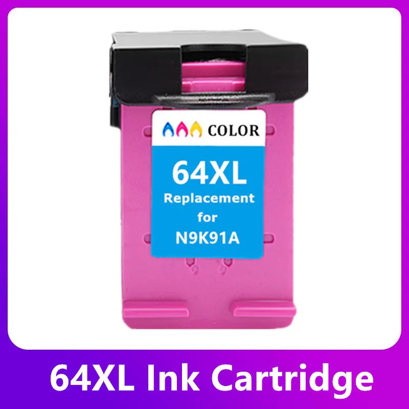 64XL Ink Cartridge Compatible For HP Envy 6200 7100 7800 7164 7855