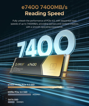 7400Mbs PCIe4.0 Internal Gen4 Solid State Drive For Laptop