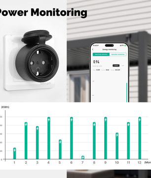MOES 16A EU Socket WiFi Smart Plug with Alexa Google Home