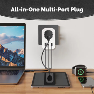 MOES WiFi 16A Plug USB Type-C Power Monitor with Alexa Google Home