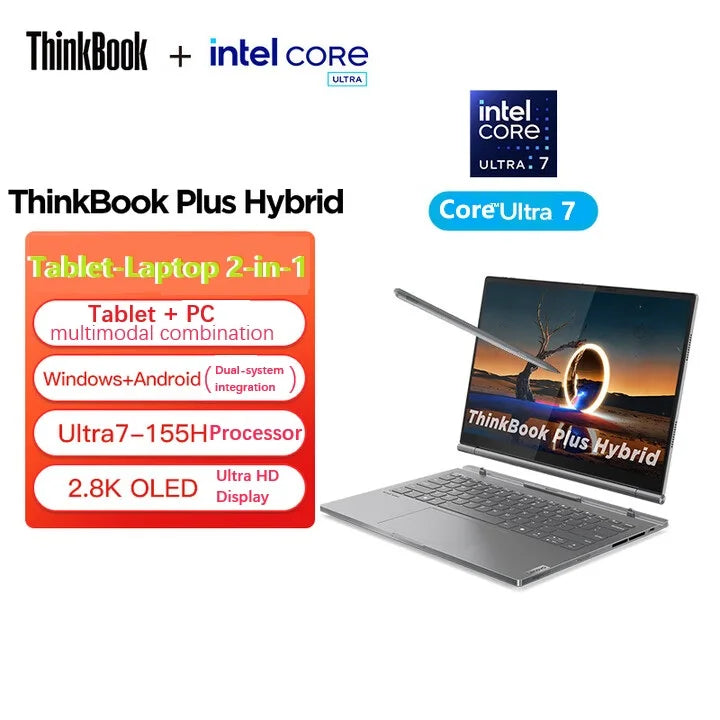 1TB Intel Core Ultra 7 155H Lenovo ThinkBook Plus Hybrid Laptop