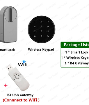 Stainless Steel Electronic Bluetooth Dry Battery Wireless Door Lock