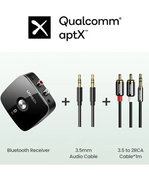 Ugreen Bluetooth RCA Receiver 5.1 AptX HD Aux Adapter