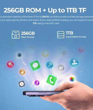 5999mAh 256GB Android Hotwav Note 13 Pro 4G Smartphone
