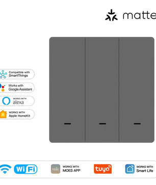 MOES WiFi Smart Light Button Switch with Alexa Google Home