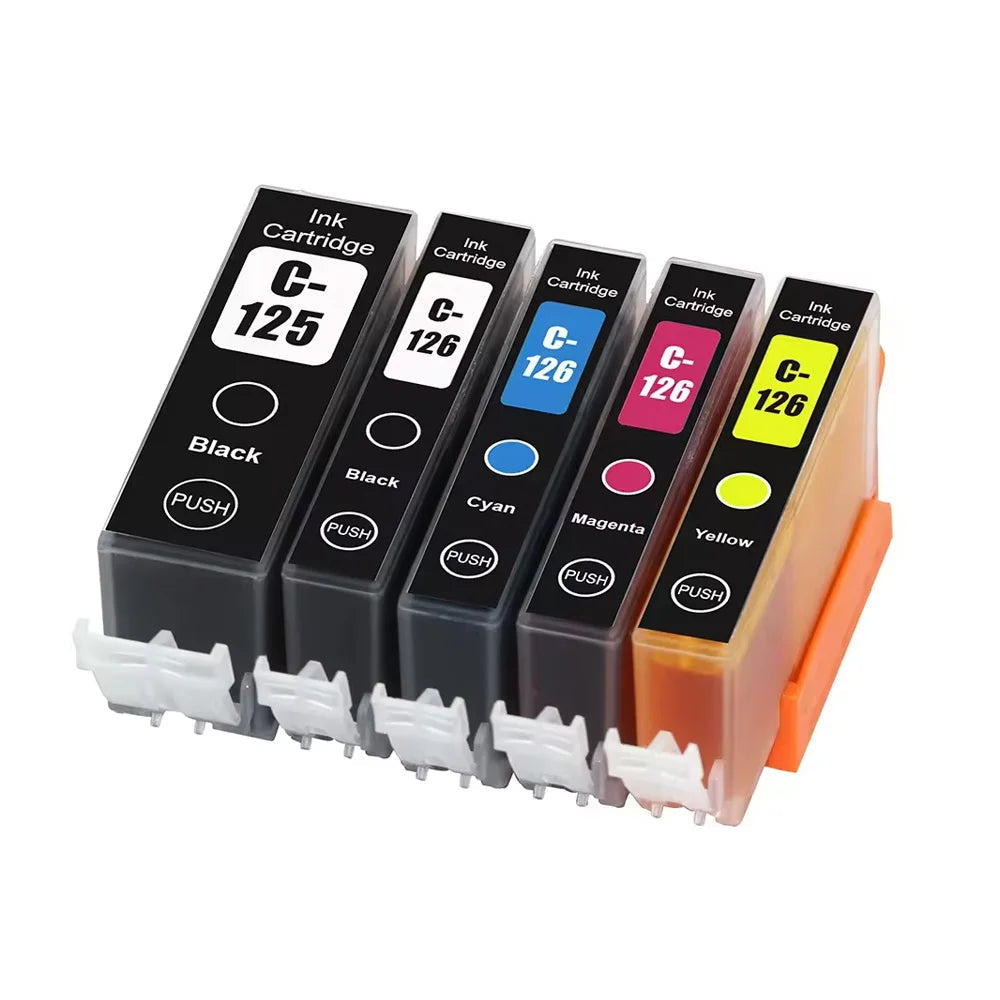 PGI125-CLI126 Ink Cartridge Compatible For Canon Pixma IP4810/IP4910/IX6510