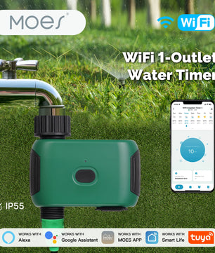 MOES WiFi Smart Water Timer 1 Outlet with Alexa Google Home