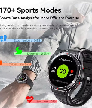 Silica Gel Amoled Display Waterproof Android Round Shaped Smartwatch