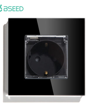 Bseed 16A Glass Panel Wireless WIFI Control Smart Power Socket