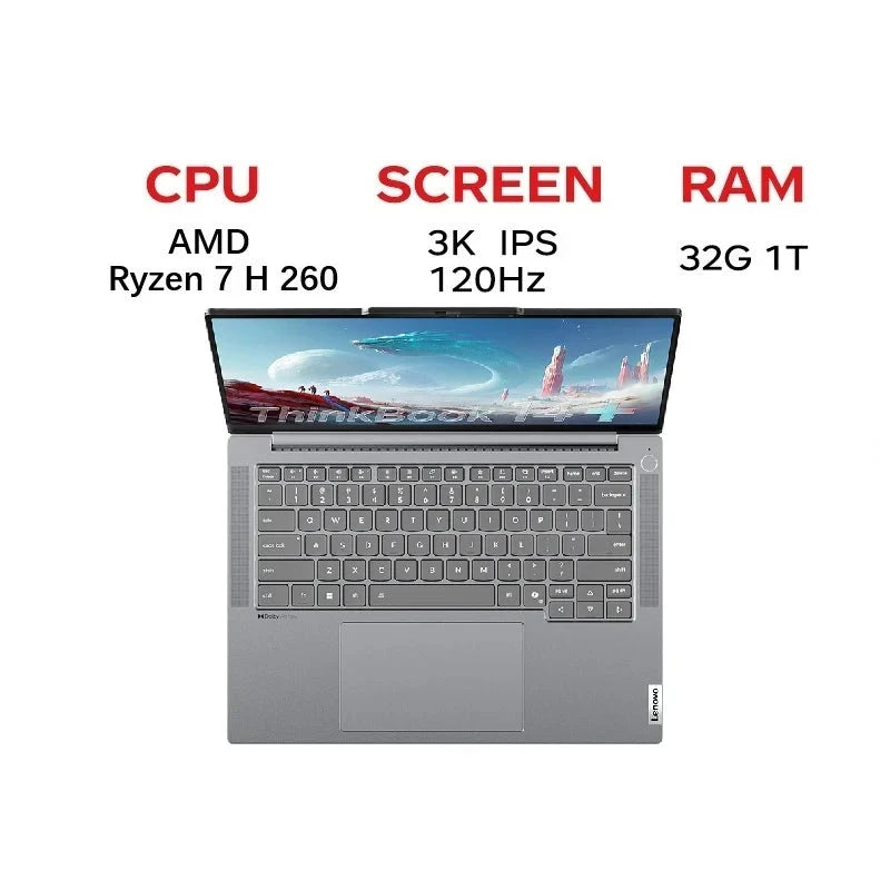 Lenovo AMD Ryzen 7 H 260 32GB RAM 2TB SSD 14.5 Inch Laptop
