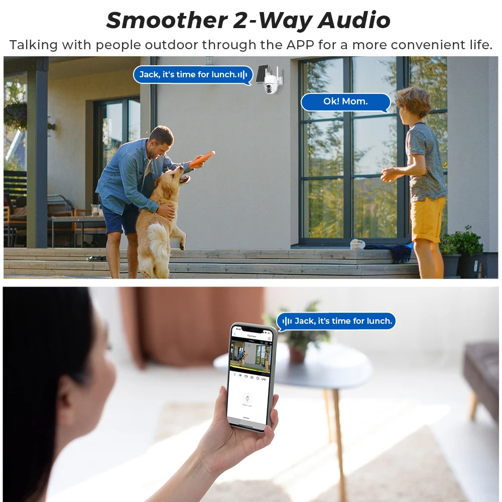 4MP Wireless Solar Human Detection Surveillance Camera