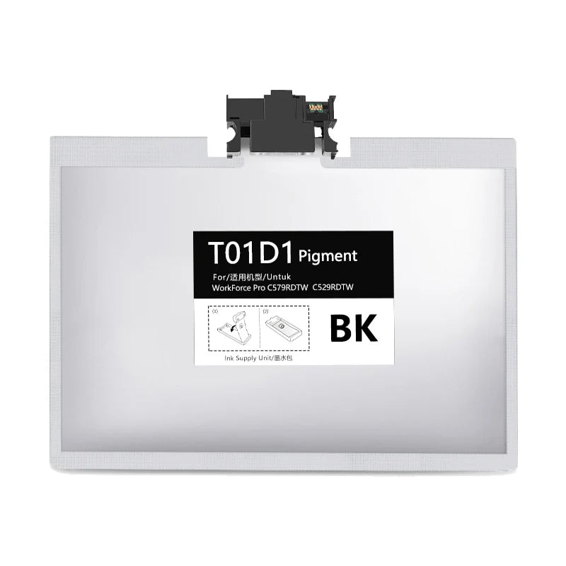 T01D1 Ink Cartridge With Pigmented Ink For Epson Work Force Printer Series