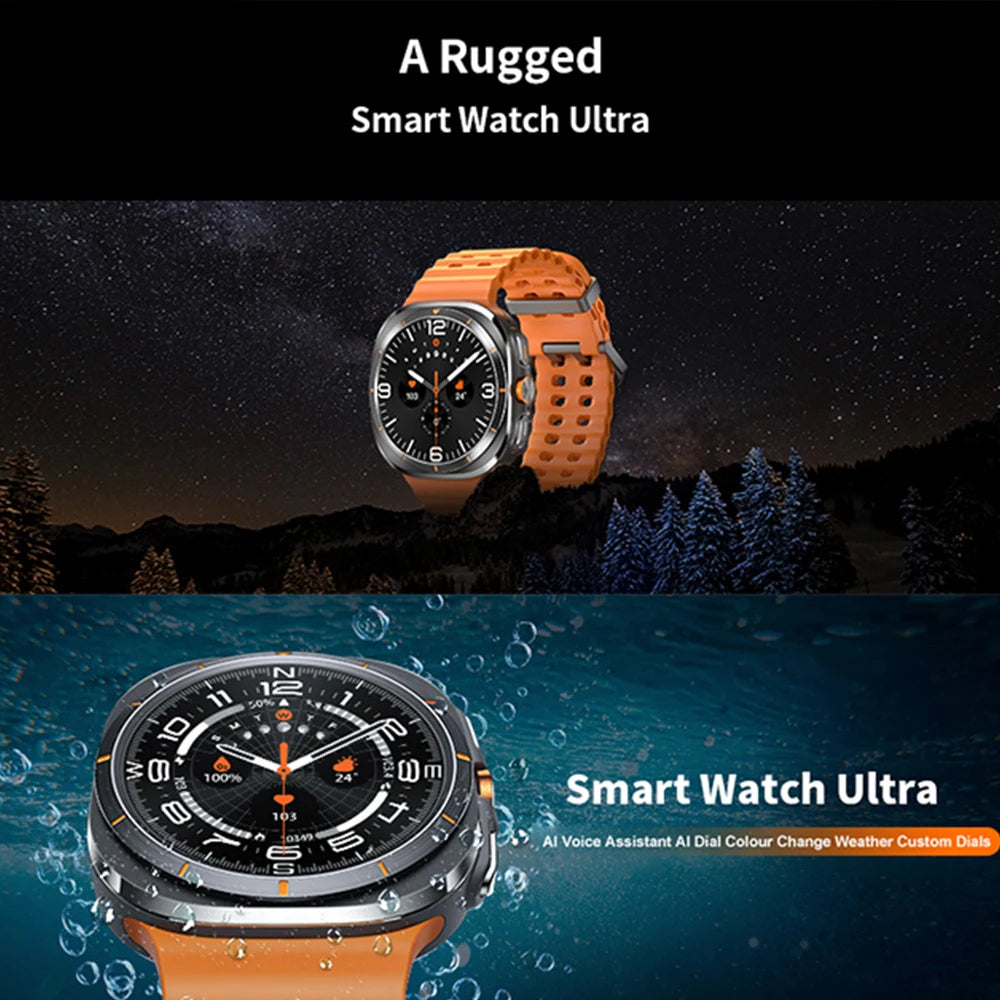 Silica Gel Waterproof Bright Screen Bluetooth Round Shape Smartwatch