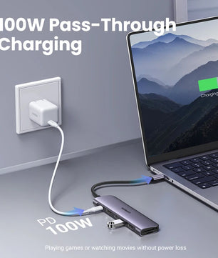 Ugreen 7-IN-1 Type-C Card Reader HDMI USB Splitter Docking Hub