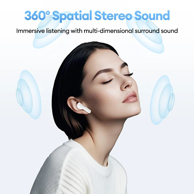 Silica Gel Dynamic Vocalism Bluetooth 6.0 Wireless Earphones
