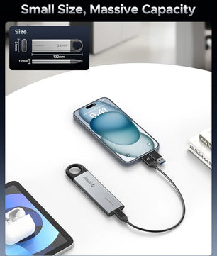 USB 3.2 Type-C External Solid State Drive For Laptop And Desktop