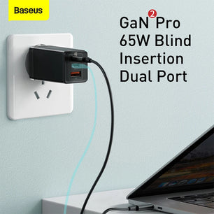 Baseus 65W USB Type-C Charger For iPhone 12 Pro Max and MacBook