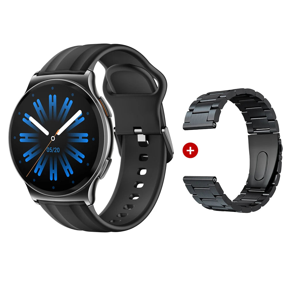 Silica Gel 1.43'' 22mm Waterproof AMOLED Display Smartwatch
