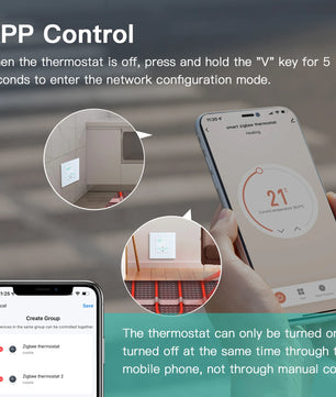 Bseed Alloy Remote Control ZigBee Electric Water Boiler Heater