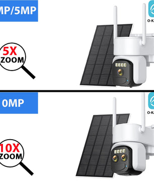 10MP 10X Zoom Solar Wireless Outdoor HD Surveillance Camera