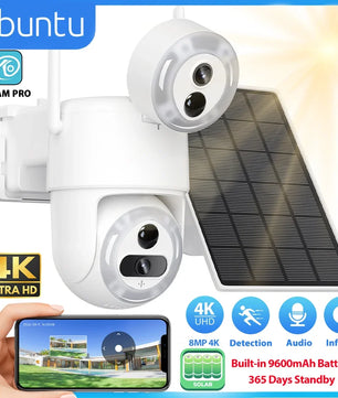 2.4G 8MP 1080P Dual Screens 90° Wireless Surveillance Camera