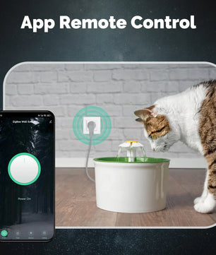 MOES ZigBee Smart EU Wall Socket with Energy Monitor and Voice Control