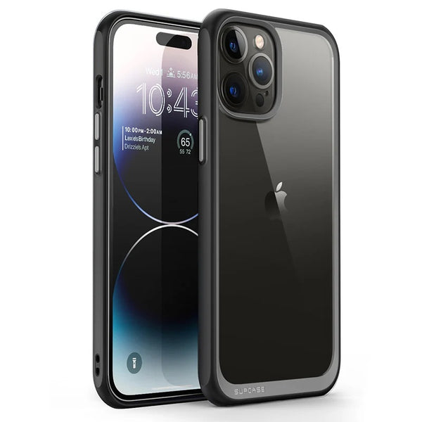 Polycarbonate Full-Body Rugged Bumper Case For iPhone 14 Pro