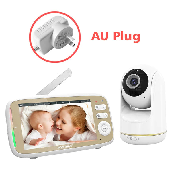 Boavision 720P Night Vision Larger Display Baby Monitor Camera