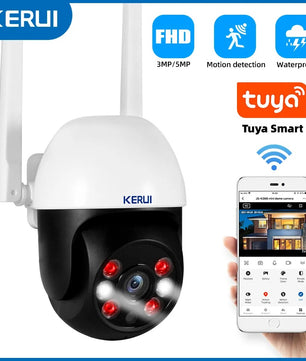 Kerui 5MP Night Vision High Speed Auto Tracking Dome Camera