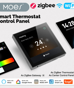 Moes ZigBee Thermostat For Water Gas Boiler With Alexa Google Home