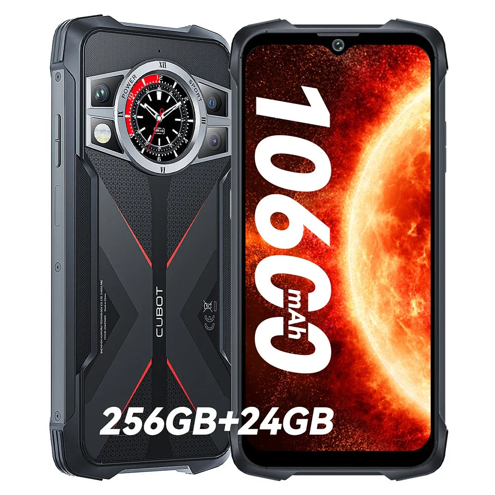 10600mAh 6.58" 256GB Android KingKong 9 Rugged 4G Smartphone