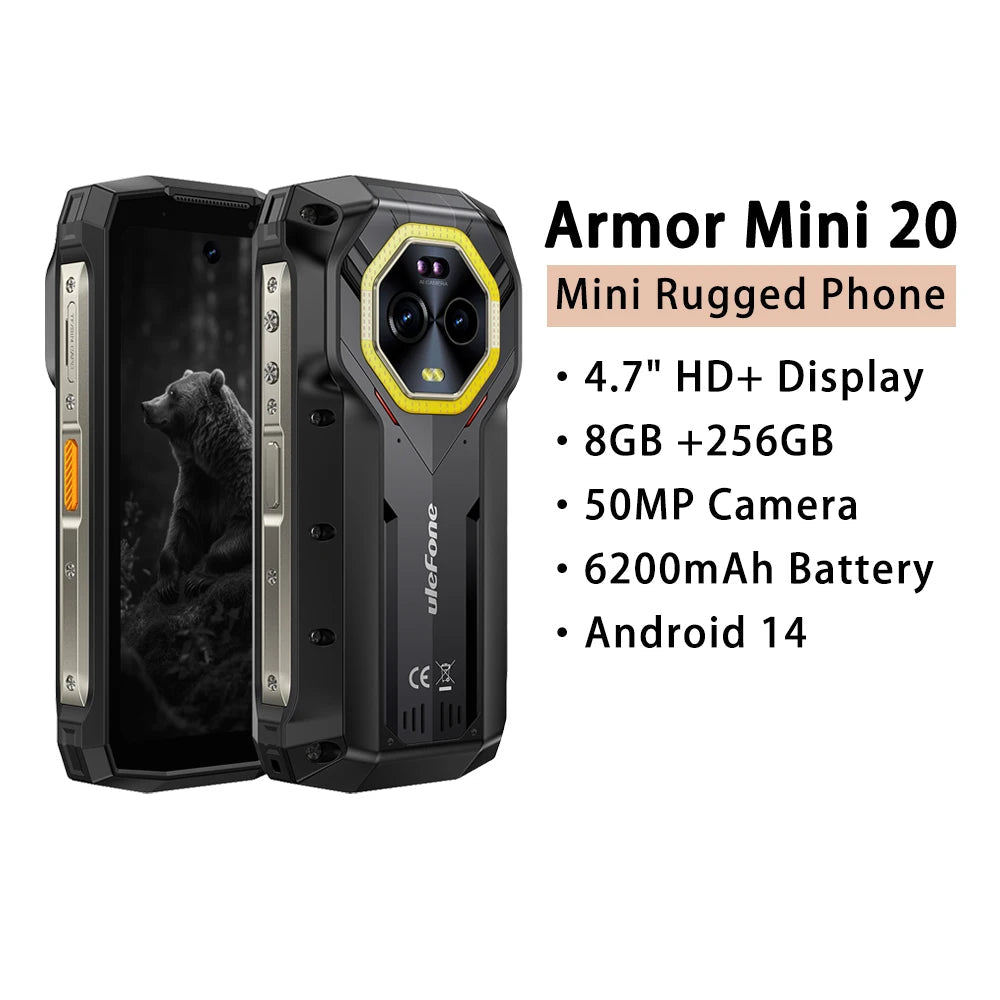 Armor Mini 20 4G Android Normal Screen Fast Charging Smartphone