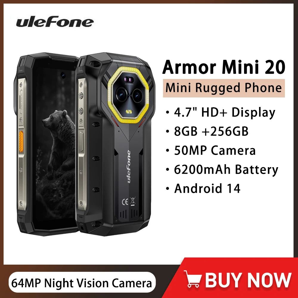 Rubber Rugged 6200mAh 12GB RAM 256GB ROM 4.7 Inches Smart Phone