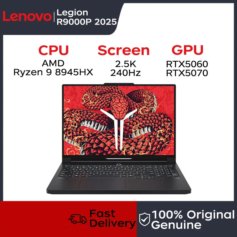 1TB 16" 32GB 240Hz AMD Ryzen 9 8945HX Bluetooth Lenovo Laptop